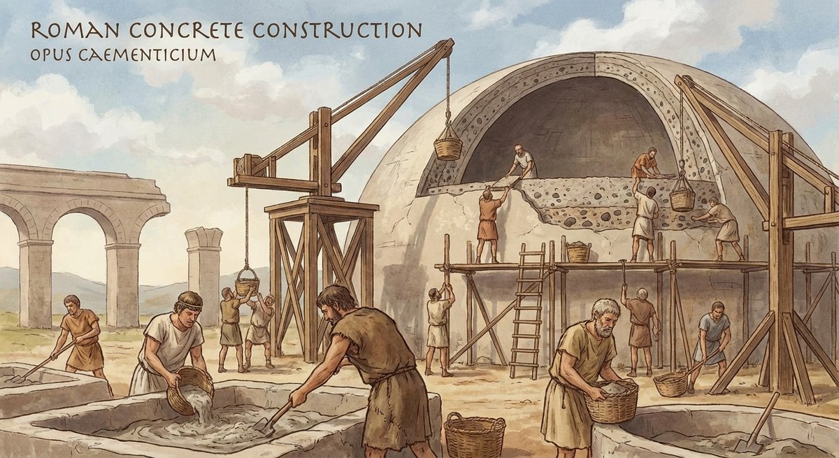 Die Konstruktion des Pantheons und seine Kuppelstruktur